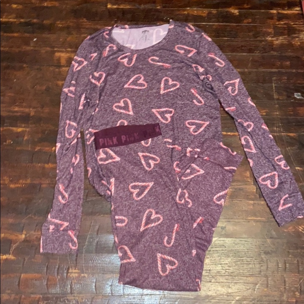 PINK candy cane PJS
